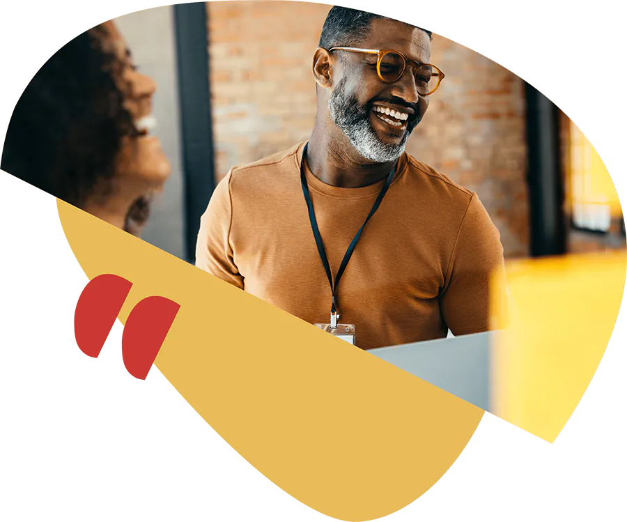 homem recebendo mentoria empresarial